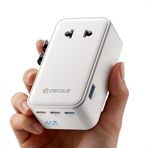 Air” Universal Travel Adapter 3 USB (A1R GaN45W / White)