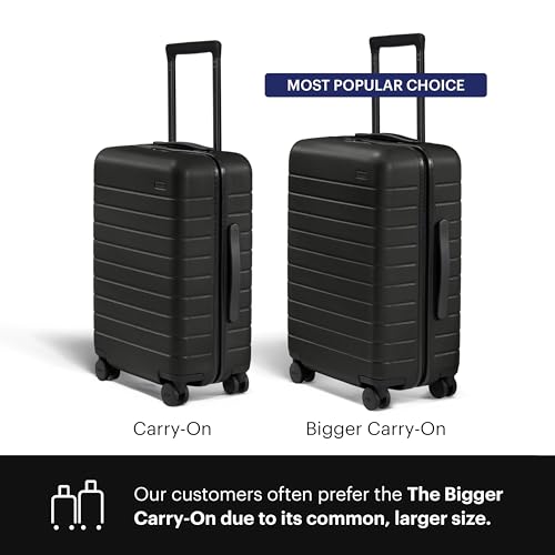 Bigger Carry On Luggage (Jet Black)