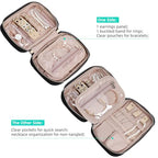 Travel Jewelry Case Organizer (Black / Small)