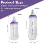 250ml Soft Flask (1pcs, 250ml Purple)