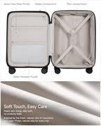 Carry On Front Pocket Suitcase (Blue / 20 Inch (Front Open))