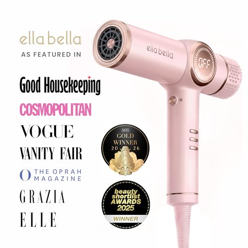 Ionic Hair Dryer with Diffuser (Pink)