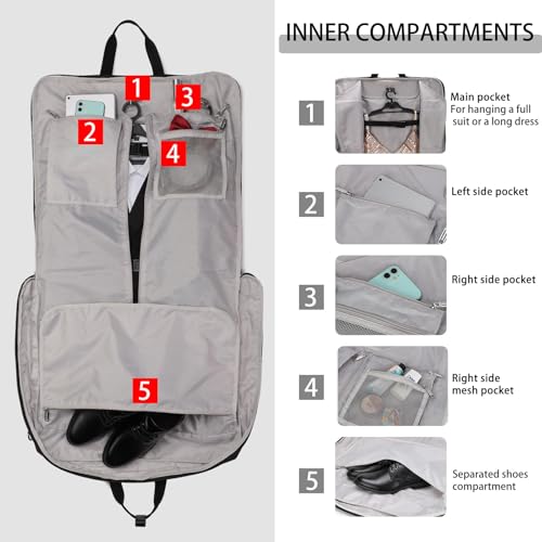 Garment Bags for Travel (Green)