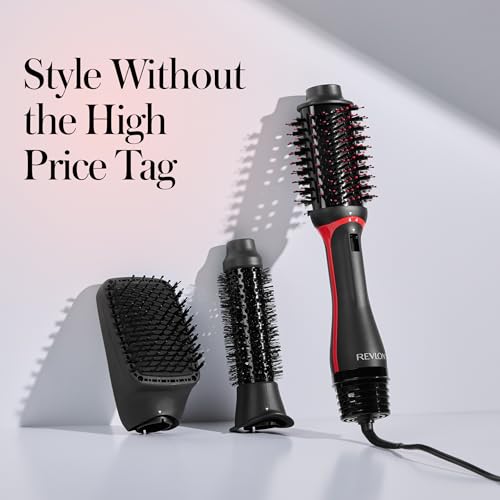 3-in-1 Multi-Styler Blow Dryer Brush with 3 Attachments (3-in-1 Styling System / Black)