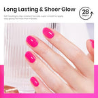 Beetles Hot Pink Gel Polish (Vibrant Night)