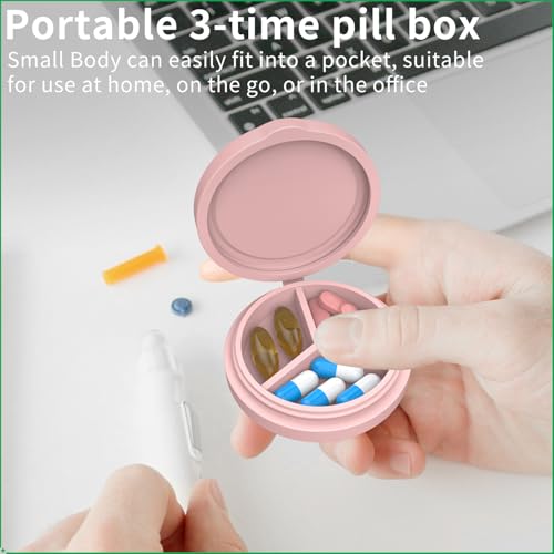 2 Pack Small Pill Box (Red+pink)