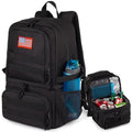 Tactical Double Deck Cooler Backpack for Men (Black / X-Large)