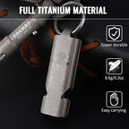 Titanium Emergency Whistle