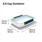 Good Grips Prep & Go Food Storage Container (5 Cup Container / Teal)