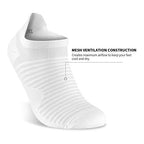 Ankle Compression Socks for Men Women 6 Pairs (Large-X-Large / Black/White/Gray (2 Pairs Per Each Color))