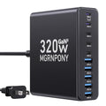 320W USB C Charger Block (Black)