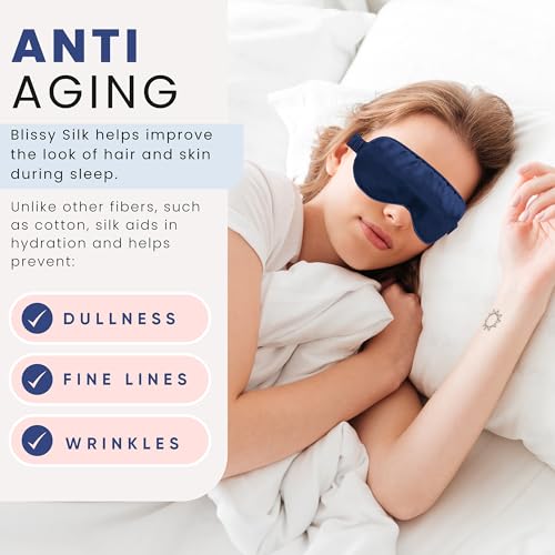 Silk Sleep Mask (Blue)