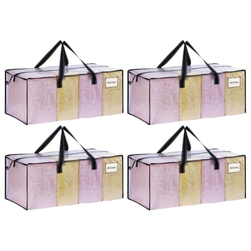 Heavy Duty Moving Bags (Clear / 4 Pack)