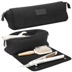 Hair Tools Travel Bag and Heat Resistant Mat 17" (Black)