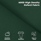 Oversized Folding Camping Chair for Adults (Dark Green / Single Pack)
