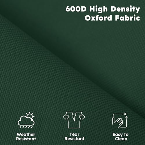 Oversized Folding Camping Chair for Adults (Dark Green / Single Pack)