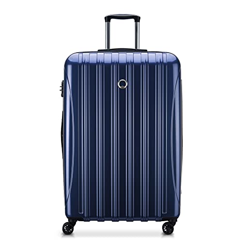 Helium Aero Hardside Expandable Luggage with Spinner Wheels (Blue Cobalt / Checked-Large 28 Inch)