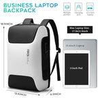 Business Laptop Backpack Fits 15.6 Inch Notebook (White)
