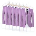 All Clear Garment Bags for Hanging Clothes (White / 24''X40'')