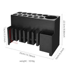 Clipper Holders Barbers Organizer (14 x 9 x 6 Wall-Mounted / Desktop)