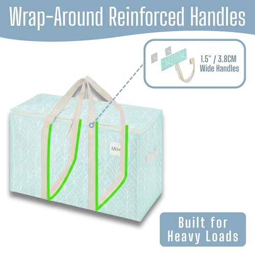 8 Pack Heavy Duty Moving Bags (8 Pack / Evergreen)