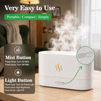 Flame Air Diffuser Humidifier (Black / 180ml)