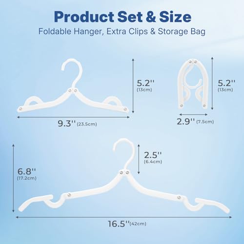 White Travel Hangers 10 Pack (10 Pack / White)