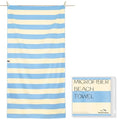 Microfiber Beach Towel (V-sea Salt Stripe / Extra Large(67x35"))