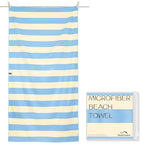 Microfiber Beach Towel (V-sea Salt Stripe / Extra Large(67x35"))