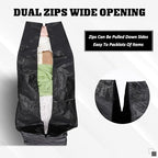 6 Pcs 96 Gallon Extra Large Moving Bags Heavy Duty Storage Bag (96 Gallon / Black)