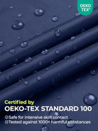 Adult Rain Poncho Waterproof Hooded Raincoat Lightweight Packable (One Size / Blue 1 Pack)