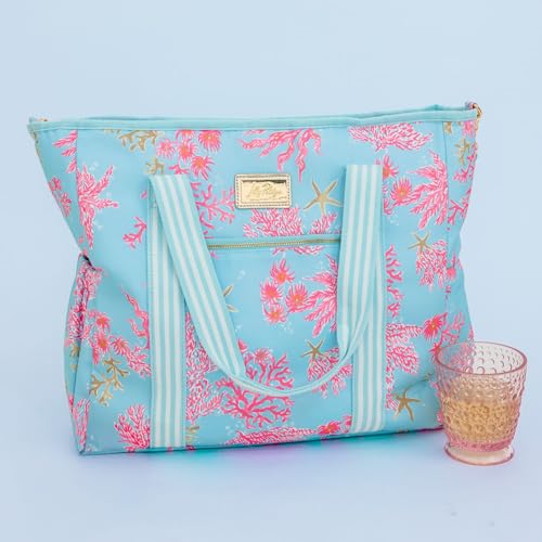 Insulated Cooler Tote (Royal Coral)