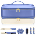 Travel Hair Dryer Case for Shark Glam (Periwinkle & Buttercream)