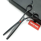 7.0in Professional Pet Grooming Scissors set (Matt Black)