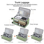 28 Inch Checked Luggage (Bamboo Green / 28 Inch)