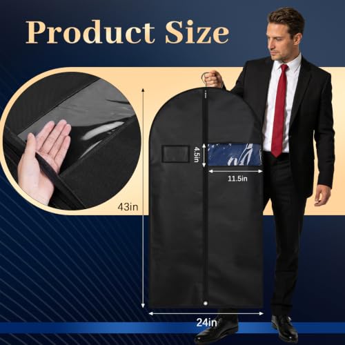 Premium Suit Bags 8 Pack (43in No Handles)