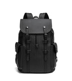 Waterproof Anti Theft Laptop Backpack for Men (A-woven Black-1)