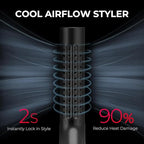 Airflow 2.0 Curling Iron Flat Iron (Black)