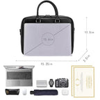 Accordian File Organizer with Handle (Black)