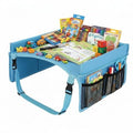 Car Seat Tray for Kids Travel (Blue)