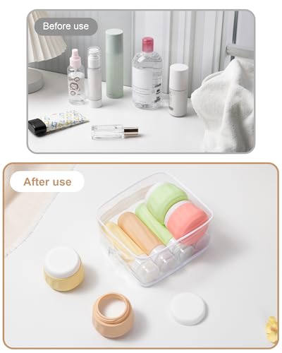 Travel Size Toiletries 8 Pack (3oz bottle 3oz jar / Maple Leaf)