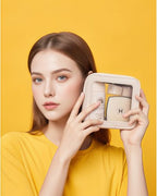 Clear Makeup Bags for Beach (0-Mini-Beige)