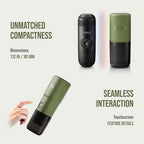 Pixapresso Espresso Machine Electric & Portable (Olive Green)