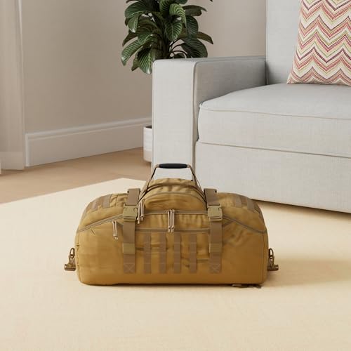 Gym Bag for Men Duffle Bags Backpack (45l / Coyote)