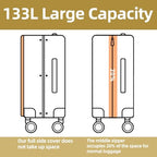 29 Inch Checked Luggage with Expansion and Side Opening (Yellow / 29 Inch)