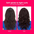 Curling Iron Double Ceramic (White/Rose Gold / 0.75 Inch Standard Barrel)