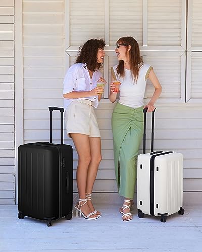 Carry On Suitcase (06-Solid White (Danube) / Carry-On 20-Inch)