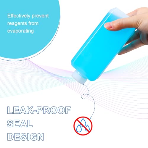18oz Leak Proof Plastic Bottles with Caps (Translucent / 18oz)