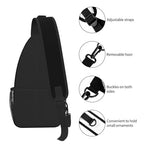 Sling Bag Red Eyes Cat Hiking Daypack Crossbody Shoulder Backpack Travel Chest Pack for Men Women (B0171)