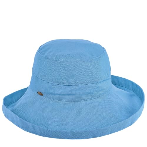 Sun Hat for Women (One Size / Medium Blue)